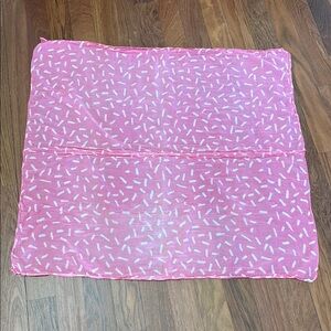 Pink Patterned Scarf